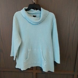Casual Focus pale teal top